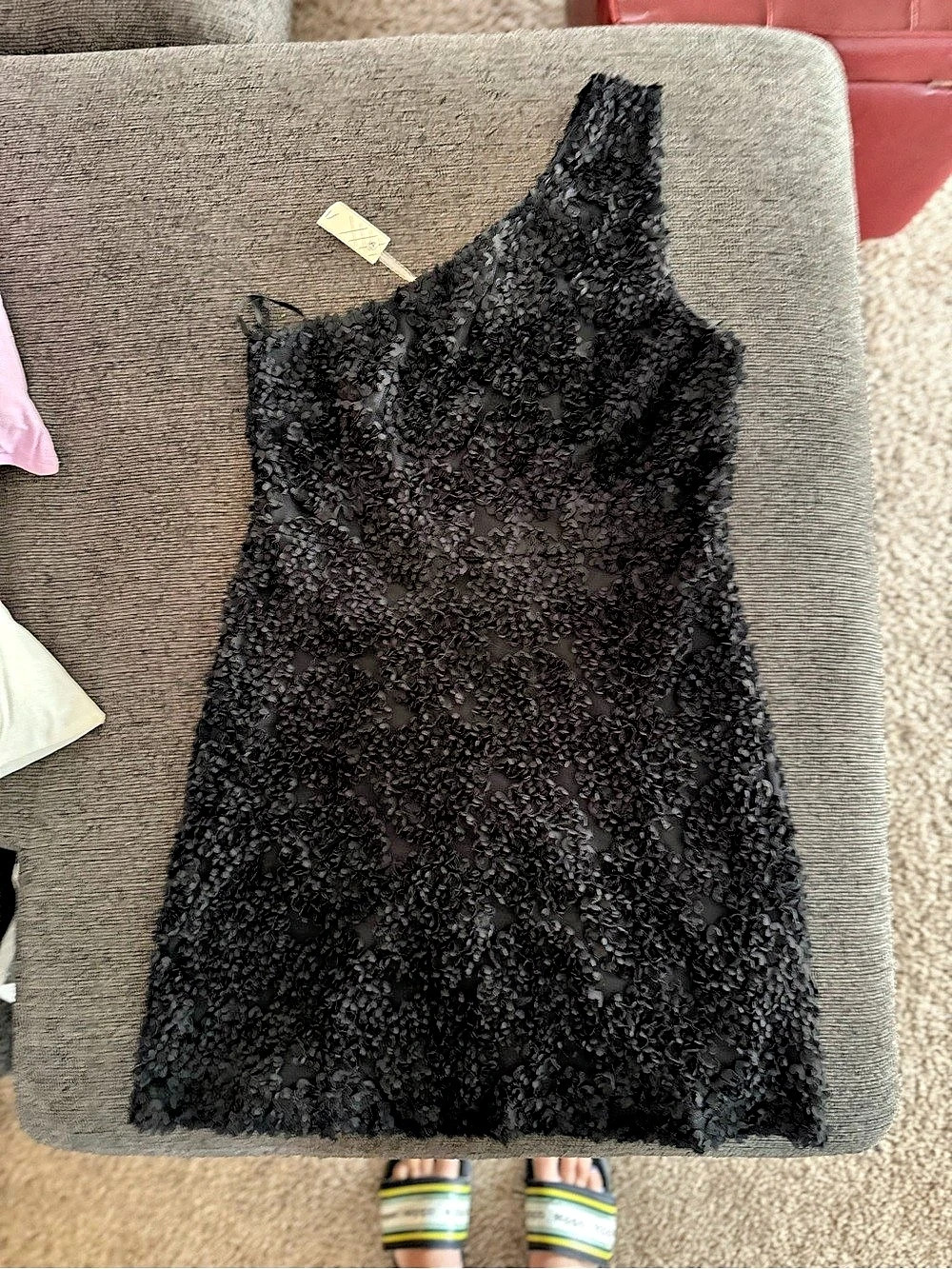 The Kooples Black Textured Mini Dress Size Small NWT